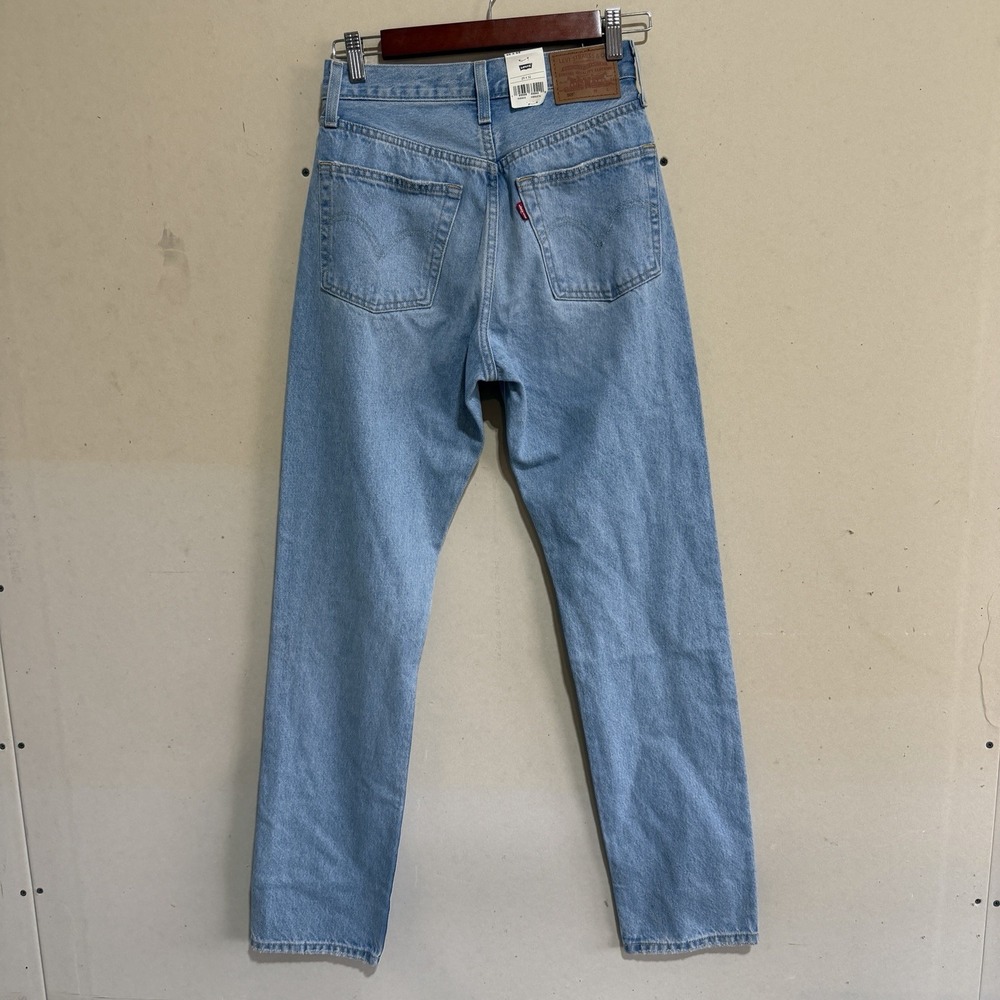 NWT Levi's 501 Original Fit High Waisted Straight Leg Denim Jeans 25x32